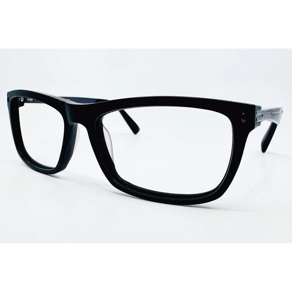 VEZA CLUBZ Eyeglass Frames Mens Matte Black Gunmetal 57-16-138 44459 57mm